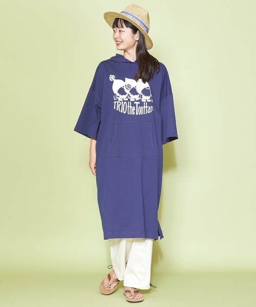【チャイハネ】TRIO the TONTTARO サウナポンチョワンピース（ワンピース）｜チャイハネ（チャイハネ） 6,050円