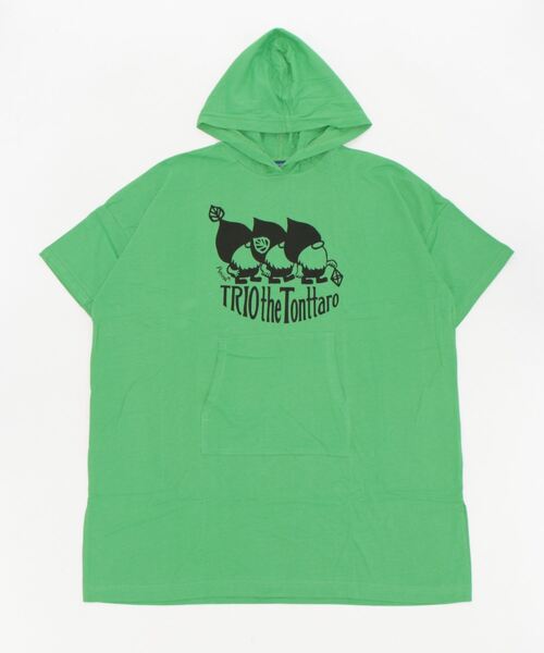 チャイハネ（チャイハネ）の「【チャイハネ】TRIO the TONTTARO サウナポンチョワンピース（ワンピース・レディース・ホワイト/ネイビー/グリーン・FREE）」の16枚目の写真