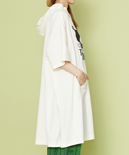 チャイハネ（チャイハネ）の「【チャイハネ】TRIO the TONTTARO サウナポンチョワンピース（ワンピース・レディース・ホワイト/ネイビー/グリーン・FREE）」の14枚目の写真