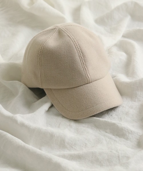 ikka（イッカ）の「リブニットキャップ（キャップ・レディース・チャコールグレー/オフホワイト・FREE）」の2枚目の写真