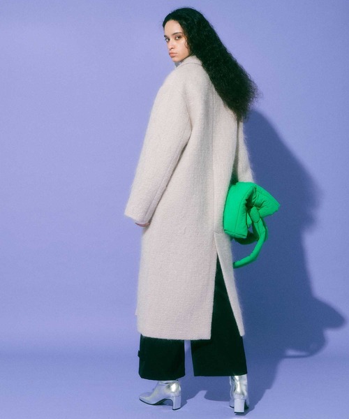 MAISON SPECIAL モヘアシャギーチェスターコート MAISON SPECIAL コート チェスターコート Mohair Shaggy Long Coat