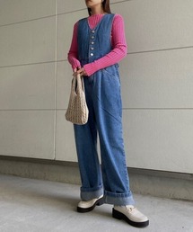 AMAIL | Denim Straight coverall(サロペット/オーバーオール)