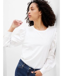 パフスリーブ」に該当するTシャツ/カットソーファッション通販 - ZOZOTOWN