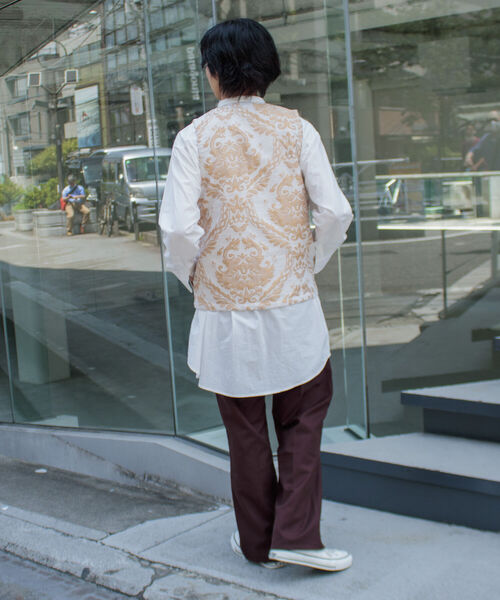 セール】【GLOSTER/グロスター】ゴブラン柄ベスト アンティーク