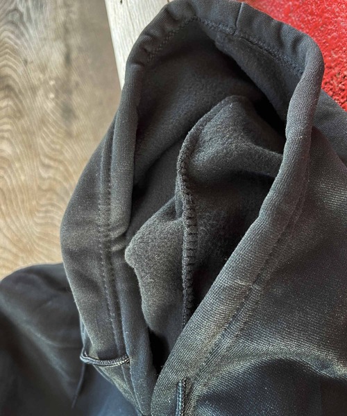 ARCADE（アーケード）の「春服 韓国風 オーバーサイズ ワンポイント フーディー スウェット パーカー -ARCADE Limited Line-（パーカー・メンズ・エメラルドブルー/ブラック/グレー/ブルー系1/レッド系1・M/L）」の7枚目の写真