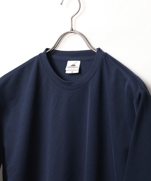 BEES BEAM(ビーズビーム)の「《BEES BEAM》 ファイバードライロングスリーブTシャツ 吸水速乾 UVカット【W】【it】【FE2】(Tシャツ/カットソー・レディース・ホワイト/ブラック/ネイビー・LARGE/X-LARGE/MEDIUM)」の6枚目の写真