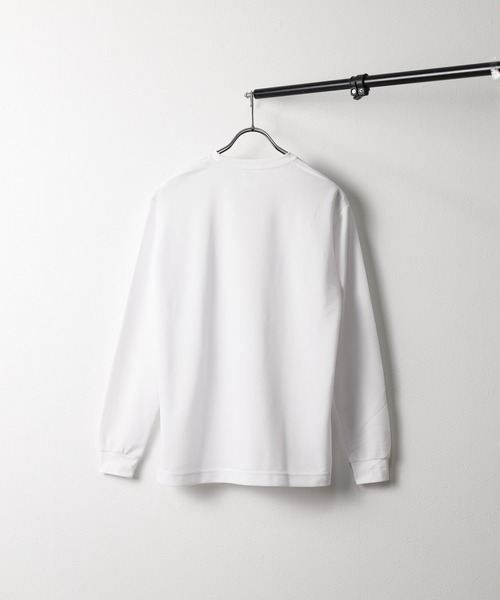 BEES BEAM(ビーズビーム)の「《BEES BEAM》 ファイバードライロングスリーブTシャツ 吸水速乾 UVカット【W】【it】【FE2】(Tシャツ/カットソー・レディース・ホワイト/ブラック/ネイビー・LARGE/X-LARGE/MEDIUM)」の8枚目の写真