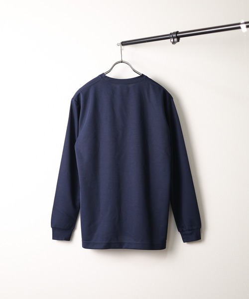 BEES BEAM(ビーズビーム)の「《BEES BEAM》 ファイバードライロングスリーブTシャツ 吸水速乾 UVカット【W】【it】【FE2】(Tシャツ/カットソー・レディース・ホワイト/ブラック/ネイビー・LARGE/X-LARGE/MEDIUM)」の9枚目の写真
