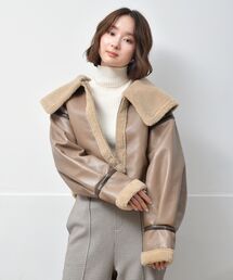 RETRO GIRL | FレザームートンJK(ムートンコート)