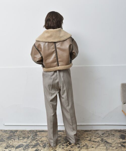 RETRO GIRL（レトロガール）の「FレザームートンJK（ムートンコート・レディース・ナチュラル/ライトブラウン・FREE）」の13枚目の写真