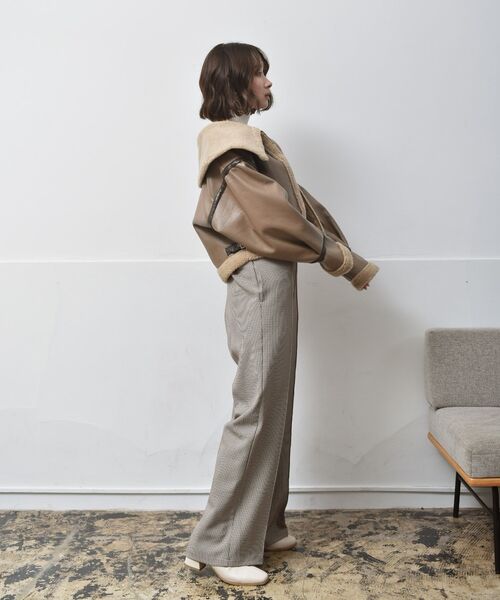 RETRO GIRL（レトロガール）の「FレザームートンJK（ムートンコート・レディース・ナチュラル/ライトブラウン・FREE）」の16枚目の写真