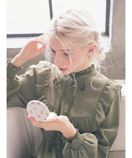 Maison de FLEUR（メゾンドフルール）の「ベアプリントミラー（手鏡