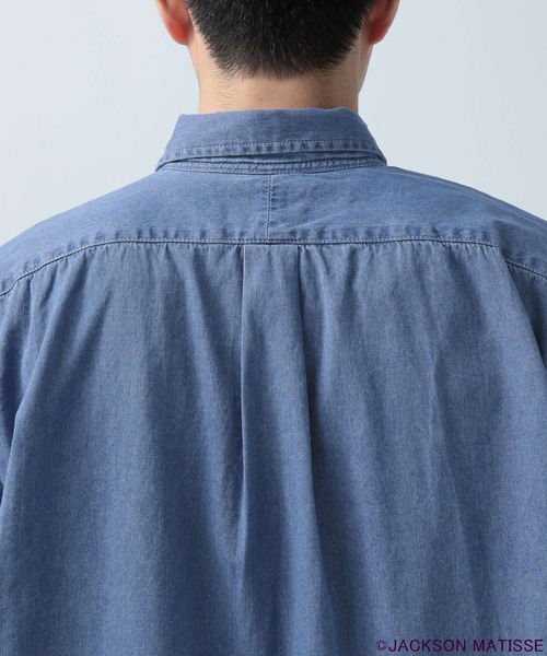 BAYFLOW(ベイフロー)の「【JACKSON MATISSE×CANTON×BAYFLOW】デニムシャツ(シャツ/ブラウス・メンズ・ネイビー/サックスブルー・MEDIUM/LARGE)」の12枚目の写真