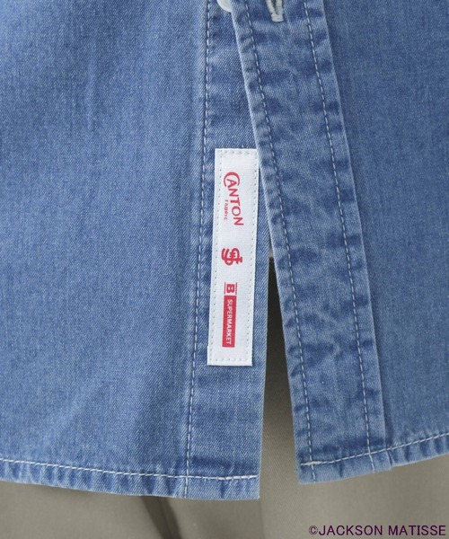 BAYFLOW(ベイフロー)の「【JACKSON MATISSE×CANTON×BAYFLOW】デニムシャツ(シャツ/ブラウス・メンズ・ネイビー/サックスブルー・MEDIUM/LARGE)」の17枚目の写真