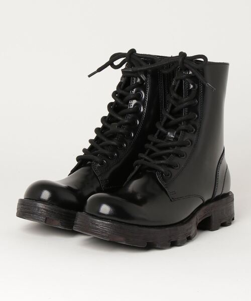 DIESEL（ディーゼル）の「メンズ カウレザー ワークブーツ（ブーツ・メンズ・ブラック・40/42/44/41/43）」の4枚目の写真