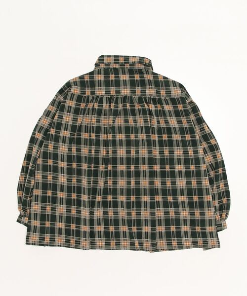 sandy（サンディー）の「【sandy】プリント袖タックブラウス（シャツ/ブラウス・レディース・ブラック/ボルドー/ネイビー/グリーン・FREE）」の5枚目の写真