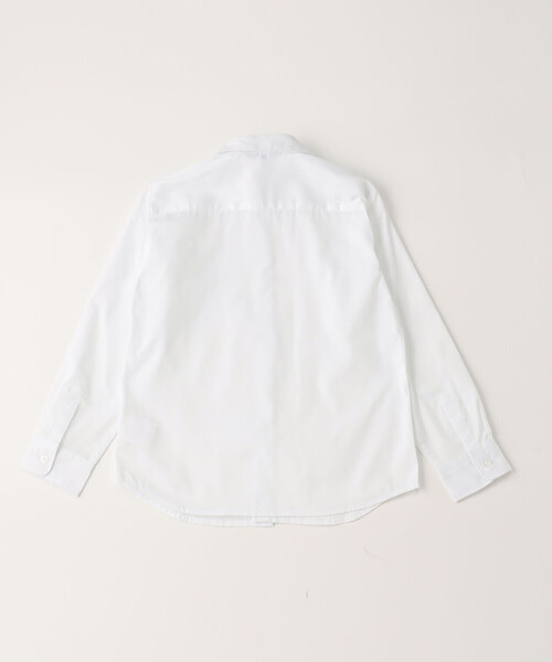 COMME CA ISM（コムサイズム）の「イージーケア　ピンポイントオックスフォード　シャツ（100-130cm）（シャツ/ブラウス・キッズ・ホワイト・120cm/130cm/110cm/100cm）」の3枚目の写真