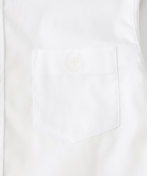 COMME CA ISM（コムサイズム）の「イージーケア　ピンポイントオックスフォード　シャツ（100-130cm）（シャツ/ブラウス・キッズ・ホワイト・120cm/130cm/110cm/100cm）」の5枚目の写真