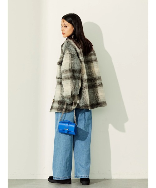 AMERICAN HOLIC（アメリカンホリック）の「CPOシャギージャケット（その他アウター・レディース・チェック/ベージュ・L/M）」の12枚目の写真