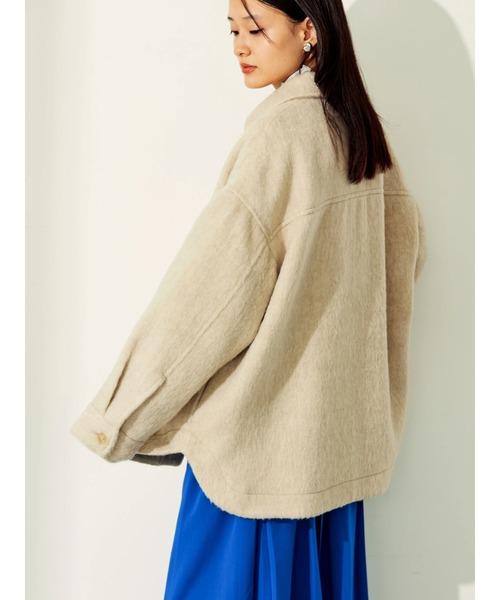 AMERICAN HOLIC（アメリカンホリック）の「CPOシャギージャケット（その他アウター・レディース・チェック/ベージュ・L/M）」の17枚目の写真