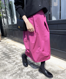 Spick & Span | 塩縮ツイルタックスカート(スカート)