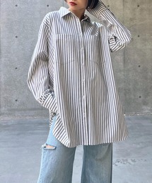 PAGEBOY | ストライプBIGシャツ(シャツ/ブラウス)