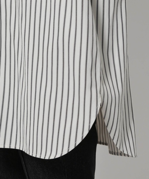 PAGEBOY（ページボーイ）の「ストライプBIGシャツ（シャツ/ブラウス・レディース・ホワイト×ブラック/ピンク/ブルー系その他・FREE）」の21枚目の写真