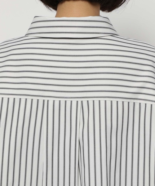 PAGEBOY（ページボーイ）の「ストライプBIGシャツ（シャツ/ブラウス・レディース・ホワイト×ブラック/ピンク/ブルー系その他・FREE）」の22枚目の写真