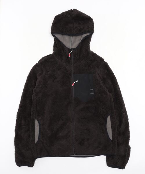 CHUMS（チャムス）の「【WEB限定】[CHUMS/チャムス] ボンディングフリース ボアジップパーカー（その他アウター・レディース・ブラック/ベージュ/グレー・M/L/XL）」の17枚目の写真