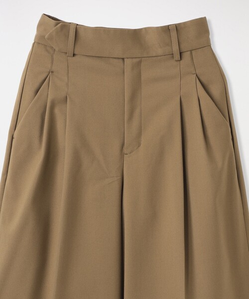 LOVELESS(ラブレス)の「キャメルタックワイドパンツ(その他パンツ・レディース・ベージュ系その他7・34/36/38)」の5枚目の写真