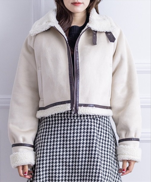 clear（クリア）の「ショートムートンジャケット（ムートンコート