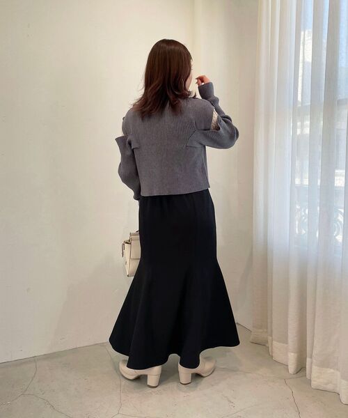 MAJESTIC LEGON(マジェスティックレゴン)の「タートルネックレーストップス(Tシャツ/カットソー・レディース・アイボリー/クリーム・MEDIUM)」の16枚目の写真