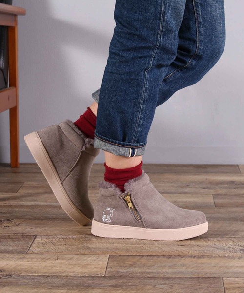 セール】【MOZ】モズ サイドジップスニーカーブーツ MZ-40351（ブーツ