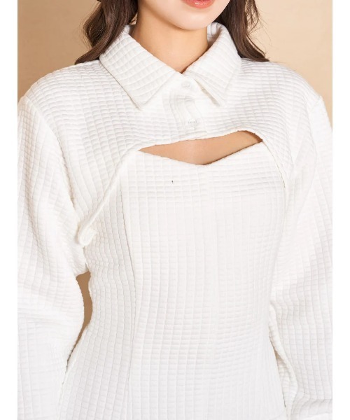 セール】レイヤードキルトセットアップ（ワンピース）｜Darich