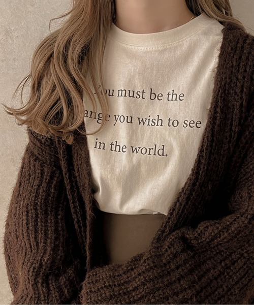 apres jour clair(アプレジュールクレア)の「【apres jour clair】アソートロンT【ZOZOTOWN限定アイテム】(Tシャツ/カットソー・レディース・ホワイト系その他/オフホワイト/ベージュ・X-LARGE/フリー)」の8枚目の写真