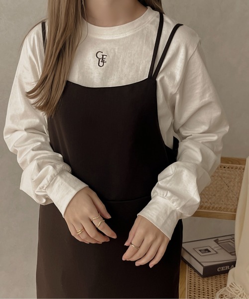 apres jour clair(アプレジュールクレア)の「【apres jour clair】アソートロンT【ZOZOTOWN限定アイテム】(Tシャツ/カットソー・レディース・ホワイト系その他/オフホワイト/ベージュ・X-LARGE/フリー)」の10枚目の写真