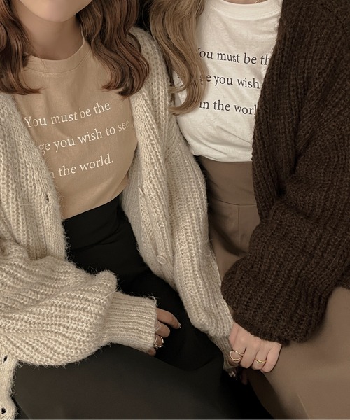 apres jour clair(アプレジュールクレア)の「【apres jour clair】アソートロンT【ZOZOTOWN限定アイテム】(Tシャツ/カットソー・レディース・ホワイト系その他/オフホワイト/ベージュ・X-LARGE/フリー)」の14枚目の写真