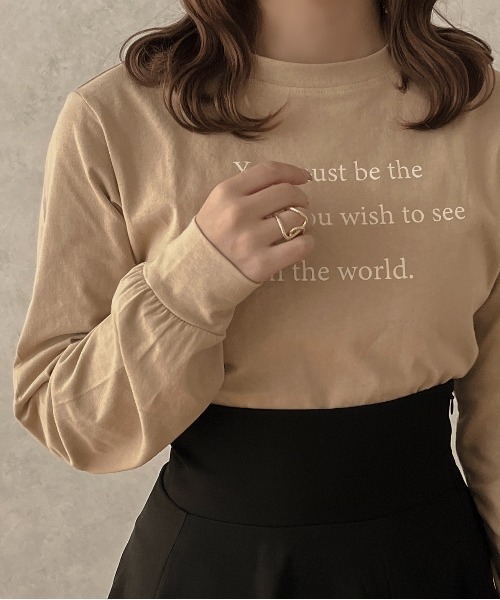 apres jour clair(アプレジュールクレア)の「【apres jour clair】アソートロンT【ZOZOTOWN限定アイテム】(Tシャツ/カットソー・レディース・ホワイト系その他/オフホワイト/ベージュ・X-LARGE/フリー)」の15枚目の写真