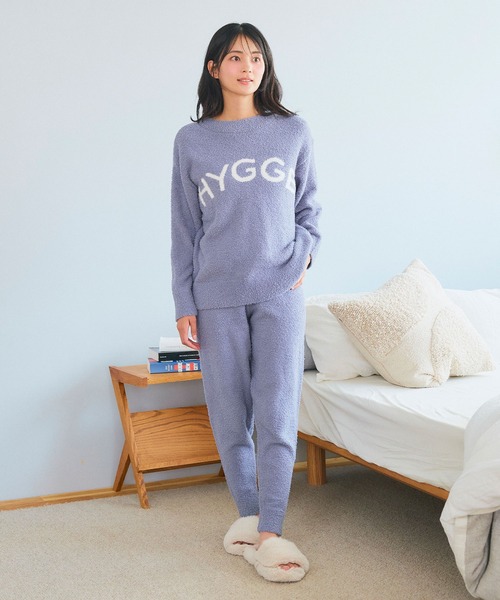 セール】【LAFUKU/ラフク】もちふわマシュマロニットHYGGEロゴトップス