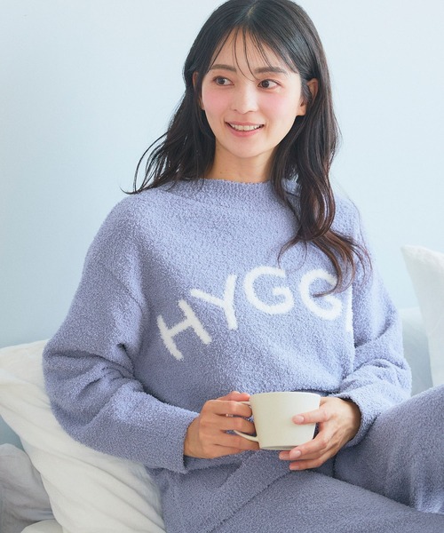 セール】【LAFUKU/ラフク】もちふわマシュマロニットHYGGEロゴトップス
