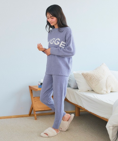 セール】【LAFUKU/ラフク】もちふわマシュマロニットHYGGEロゴトップス