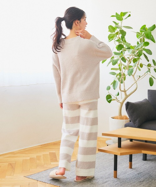 セール】【LAFUKU/ラフク】もちふわマシュマロニットHYGGEロゴトップス