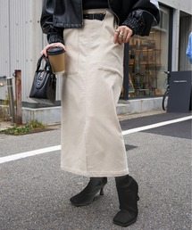 [ 裏微起毛 ][ 選べるサイズ] 走れるストレッチタイトスカート