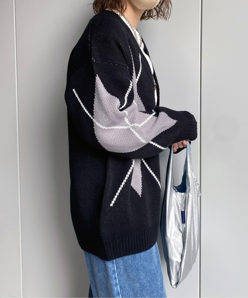 CPCM(シーピーシーエム)の「アーガイルカーディガン(カーディガン/ボレロ・メンズ・マスタード/グレー/ブラック・MEDIUM/LARGE)」の18枚目の写真