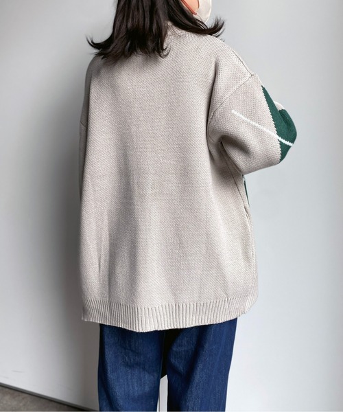 CPCM(シーピーシーエム)の「アーガイルカーディガン(カーディガン/ボレロ・メンズ・マスタード/グレー/ブラック・MEDIUM/LARGE)」の11枚目の写真