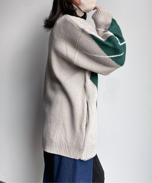 CPCM(シーピーシーエム)の「アーガイルカーディガン(カーディガン/ボレロ・メンズ・マスタード/グレー/ブラック・MEDIUM/LARGE)」の7枚目の写真