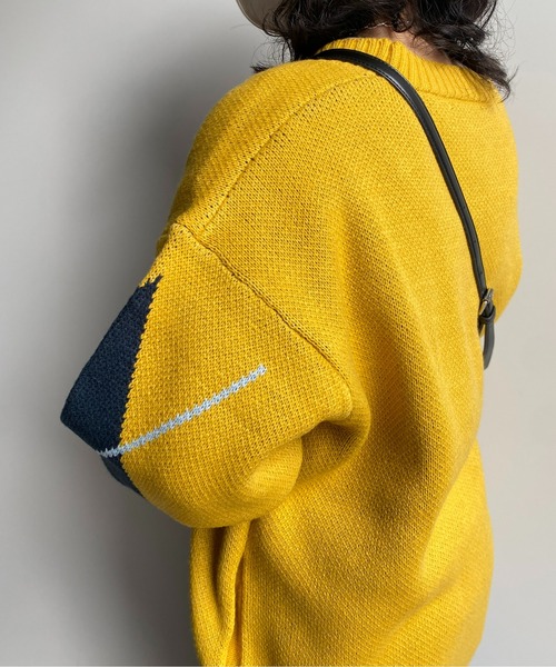 CPCM(シーピーシーエム)の「アーガイルカーディガン(カーディガン/ボレロ・メンズ・マスタード/グレー/ブラック・MEDIUM/LARGE)」の12枚目の写真