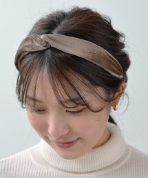 Monocoro toppi | ベロア クロス シンプル カチューシャ(カチューシャ)