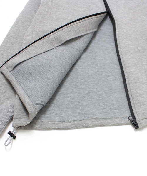 SHISKY（シスキー）の「【GOLF】ゴルフウェア　ボンディングZIPパーカー（ゴルフグッズ・メンズ・ブラック/杢グレー・M/L/XL）」の13枚目の写真