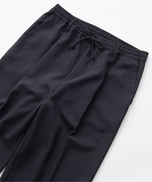 UNIIT（ユニット）の「【UNIIT/ユニット】 ワイドシルエット 　ワイドパンツ　センタープレス　イージーパンツ 韓国ファッション モードファッション キレイ目　ウエストゴム（その他パンツ・メンズ・チャコールグレー/ブラック/ベージュ・X-LARGE/LARGE/MEDIUM/SMALL）」の9枚目の写真